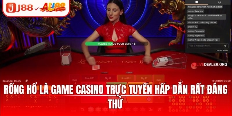 Rồng hổ là game casino trực tuyến hấp dẫn rất đáng thử